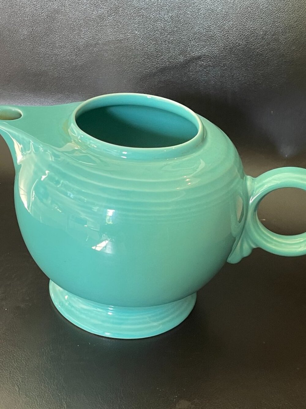 Fiestaware Turquoise Homer Laughlin Tea Pot NO LID